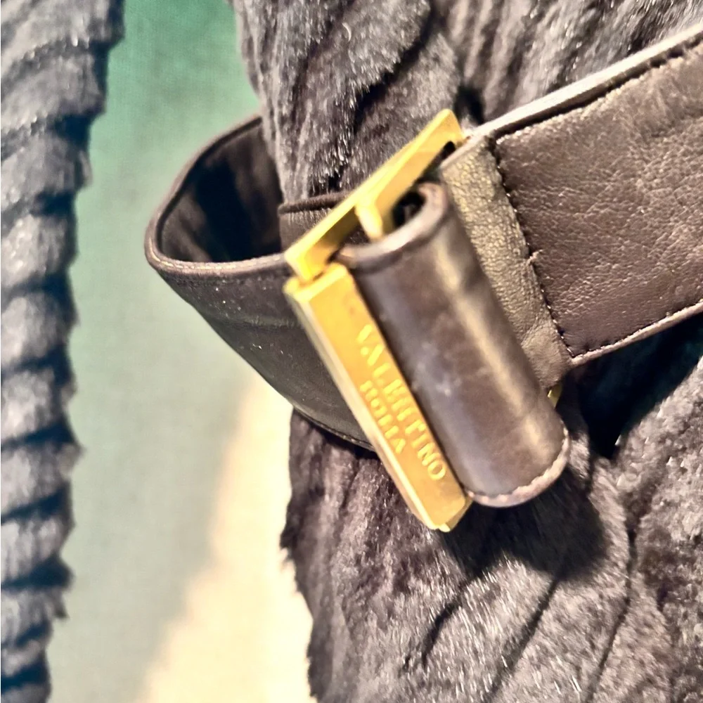 Valentino Brown Rabbit Jacket - Picture 3 of 6